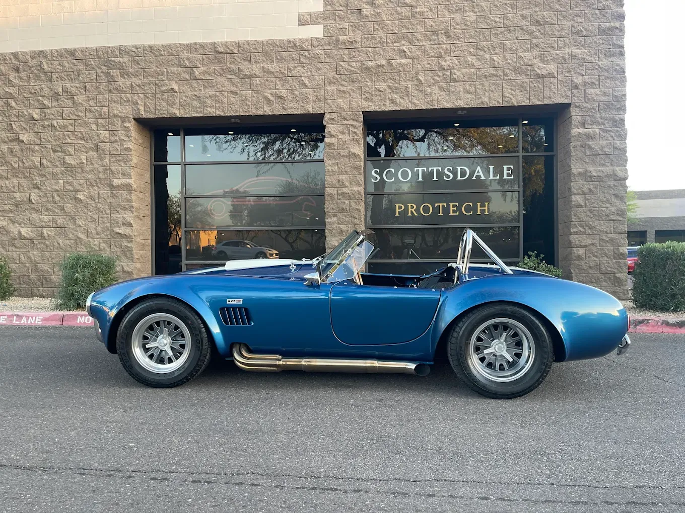 Classic Shelby Cobra outside Scottsdale ProTech